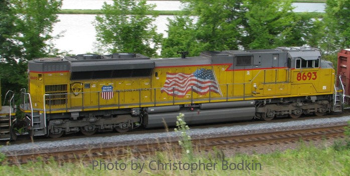 Union Pacific SD70ACE Isolated Cab, Engine# 8693