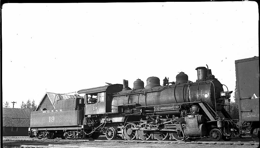 90 Ton Baldwin 2-8-2 McCloud #19 earlier version 1940s-50s