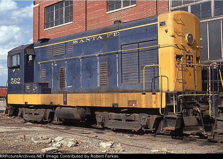 FM H12-44 ATSF Blue/Yellow, (MATCHBOX) #562