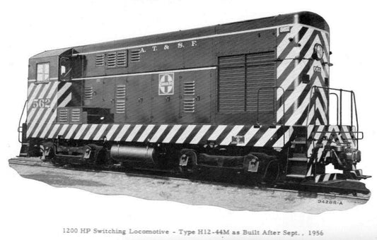 FM H12-44 ATSF Zebra, (MATCHBOX) #562