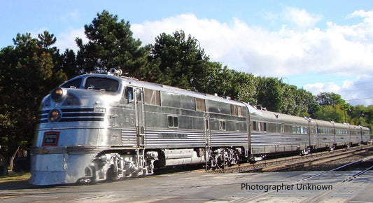 CBQ E5A Silver Meteor #9912A Black Nose 1950's