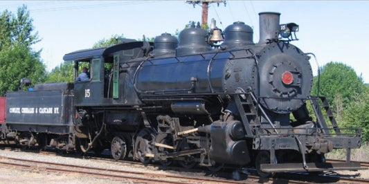 90 Ton Baldwin 2-8-2 CC&C #15