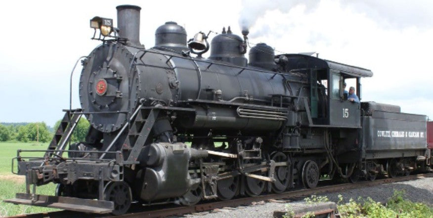 90 Ton Baldwin 2-8-2 CC&C #15
