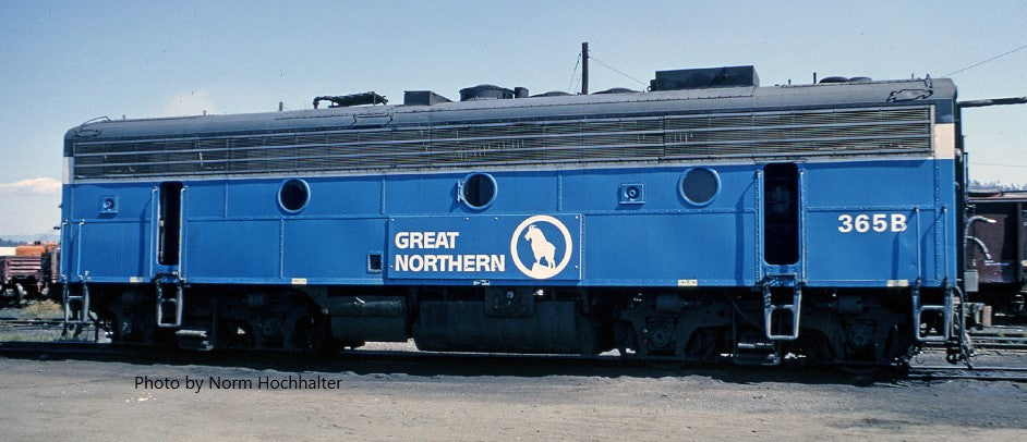 Great Northern (GN) – F7 B Unit # 365B Big Sky Blue