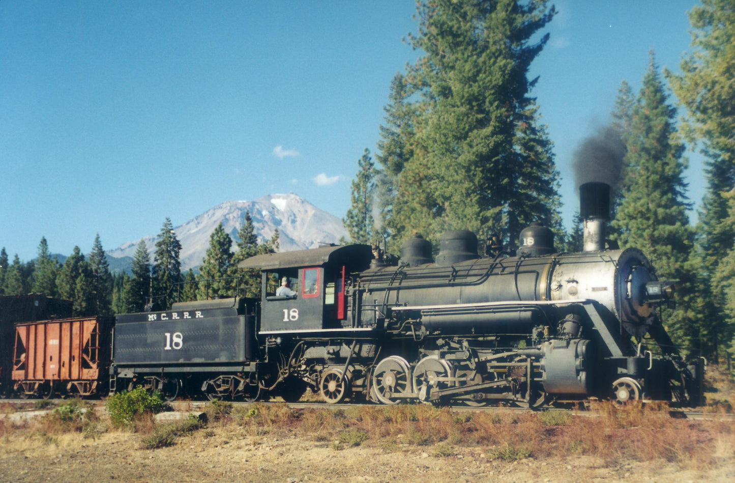 90 Ton Baldwin 2-8-2 V&T #18, McCloud #18, YW #18