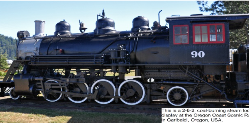 90 Ton Baldwin 2-8-2 Rayonier #90