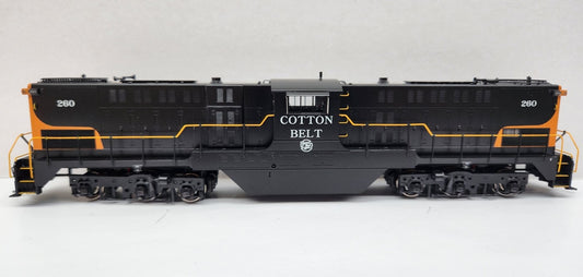 Baldwin Center Cab Cotton Belt Swoosh St.L&SW 260 in black and Daylight orange nose